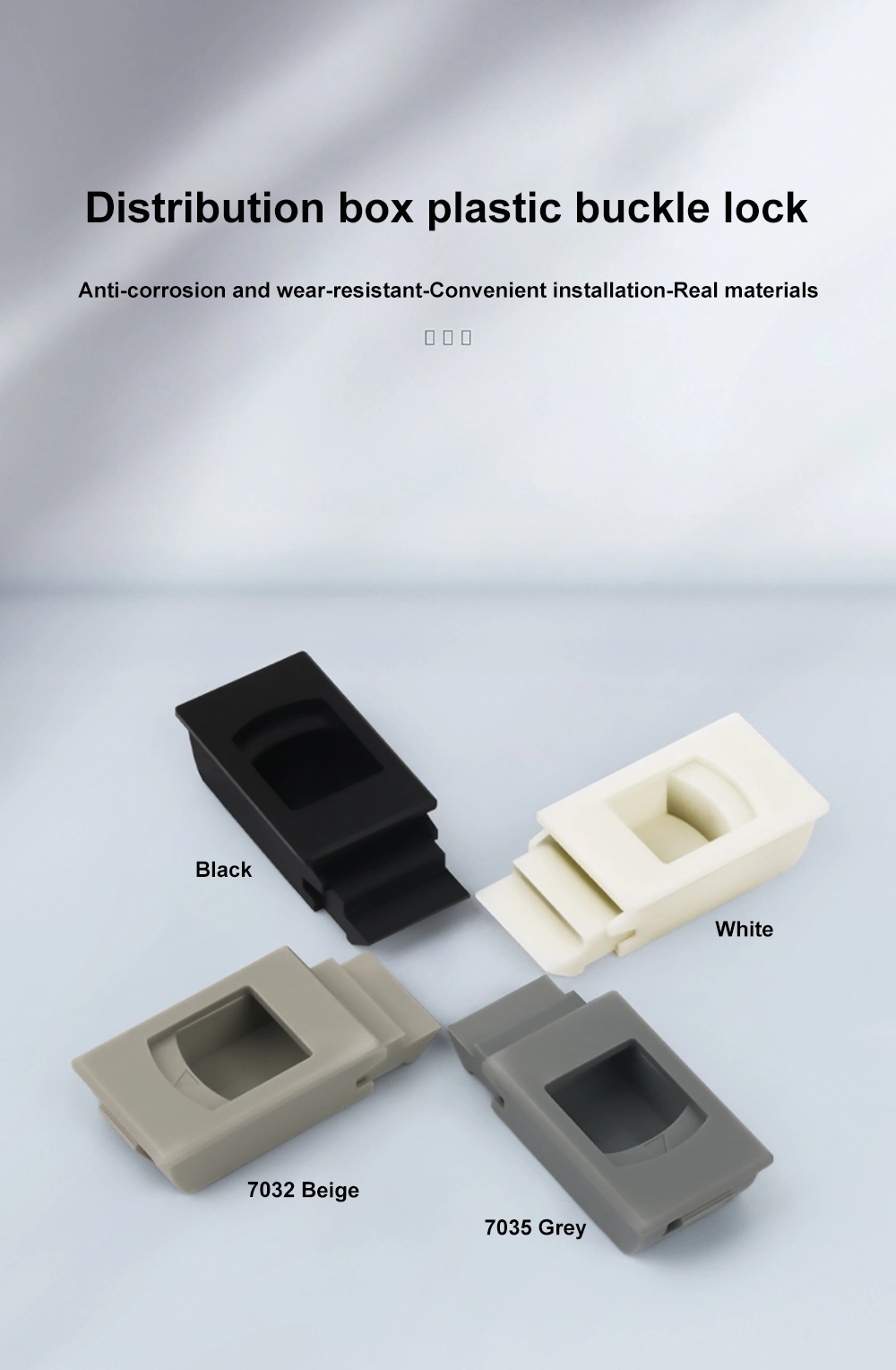 Distribution Box Cabinet Plastic Hasp Lock